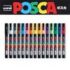 1 шт. Маркерная ручка UNI Posca Акриловая краска Ручка PC-1M 3M 5M Художественные принадлежности Канцелярские товары Рисование Граффити
