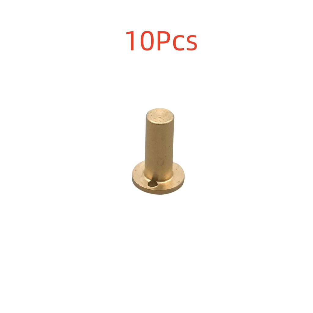 10Pcs Set Golf Club Weight Head Accessories Shaft Plug Assembling Kits Copper Nail Brass Swing Carbon/steel Size .370/.335/.350