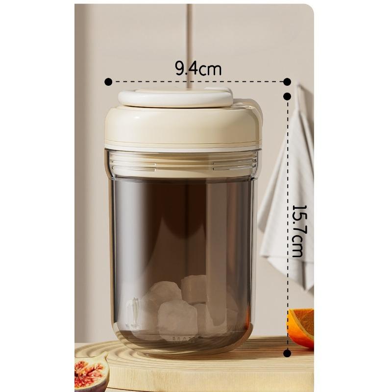 Three-in-One Ice Box Water Bottle, Ice Cube Mold Companion Cup, Water Bottle with Ice Box, Pressed Food Grade Ice Cup
