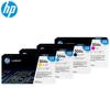 HP Оригинальный набор из 4 цветных картриджей для серии Color LaserJet CP3525