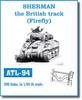 Friul Model Metal Movable Track Series Sherman E1 Type Пластиковые детали для модели 1/35 T-56 ATL-094