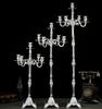 Luxury H65 /85/105cm 5lights Metal Candle Holders Tall Floor Candle Lantern Christmas Decorations For Home Decoration