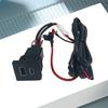Двойная USB розетка с быстрой зарядкой PD+QC3.0 Адаптер питания для зарядки телефона Адаптер автомобильного зарядного устройства для VW Multivan T5 2003-2015
