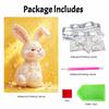 Pearl painting kit DIY cute bunny yellow aesthetic home decoration painting