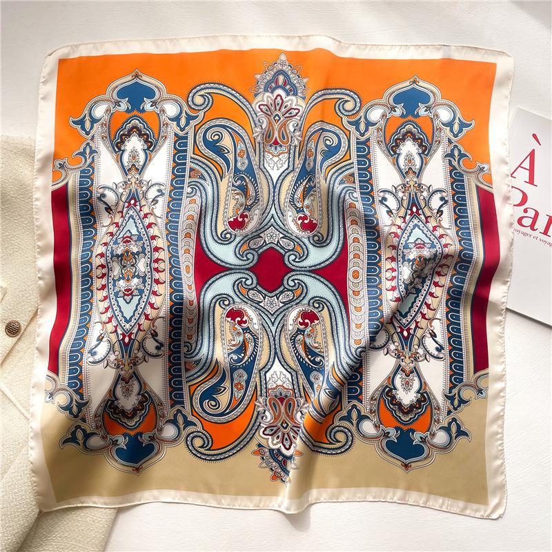 70 * 70 см новый шелковый маленький квадратный шарф для защиты шеи женщин профессиональный шарф универсальный шарф для волос шарф