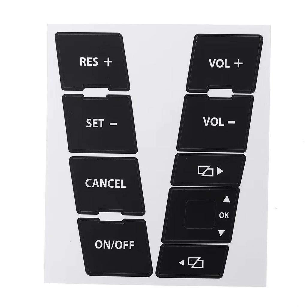 Полный набор автомобильных изношенных кнопок, ремонтный комплект, наклейки, наклейки на рулевое колесо, переключатель Windows для VW для Volkswagen Touareg 2004-2009