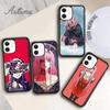 Чехол для телефона Japan Anime Zero Two Darling in the Fran для iPhone 11 12 13 14 Pro Max mini XR XS SE 2020 6S 7 8 Plus Galaxy S21 S22