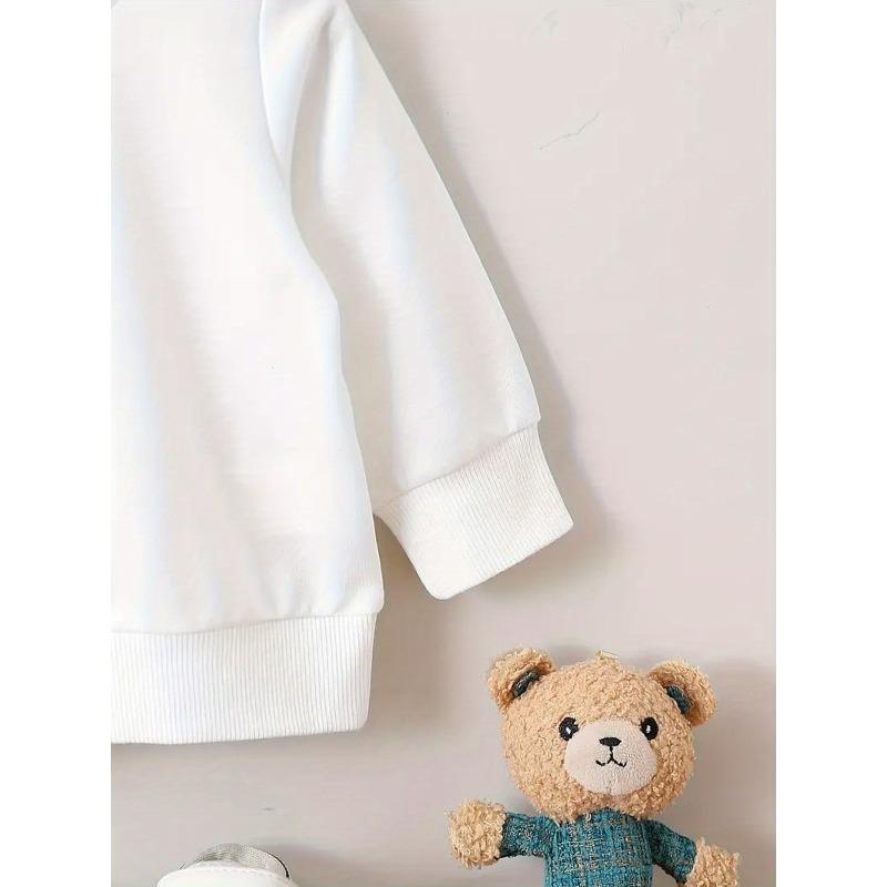 European sizes Cute And Easy Print Design, Comfortable Round-Neck Sweatshirt for Kids
