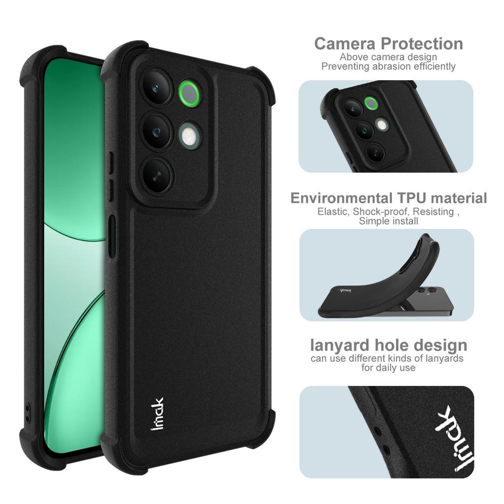 IMAK Для Realme C85 5G/15x (Индия) Чехол для 5G из ТПУ, чехол для телефона, защита от ударов с воздушной подушкой