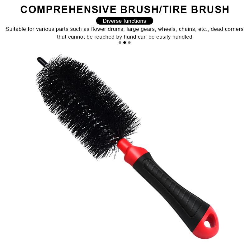 Набор из 3 щеток для чистки велосипеда, инструмент для чистки цепи, щетка для шин горного шоссейного велосипеда, набор для быстрой мойки, инструменты для чистки