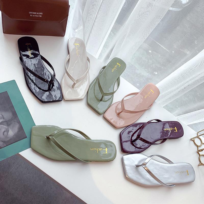 Flip Flops For Women Summer Beach Lightweight Rubber Sole Casual Footwear
