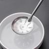 Stainless Steel Soup Spoon Long Wooden Handle Colander New Skimmer