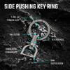 KeyUnity Титановое кольцо для ключей KA15, соединитель, вращение на 360 градусов, титановый держатель для ключей от машины, мужской