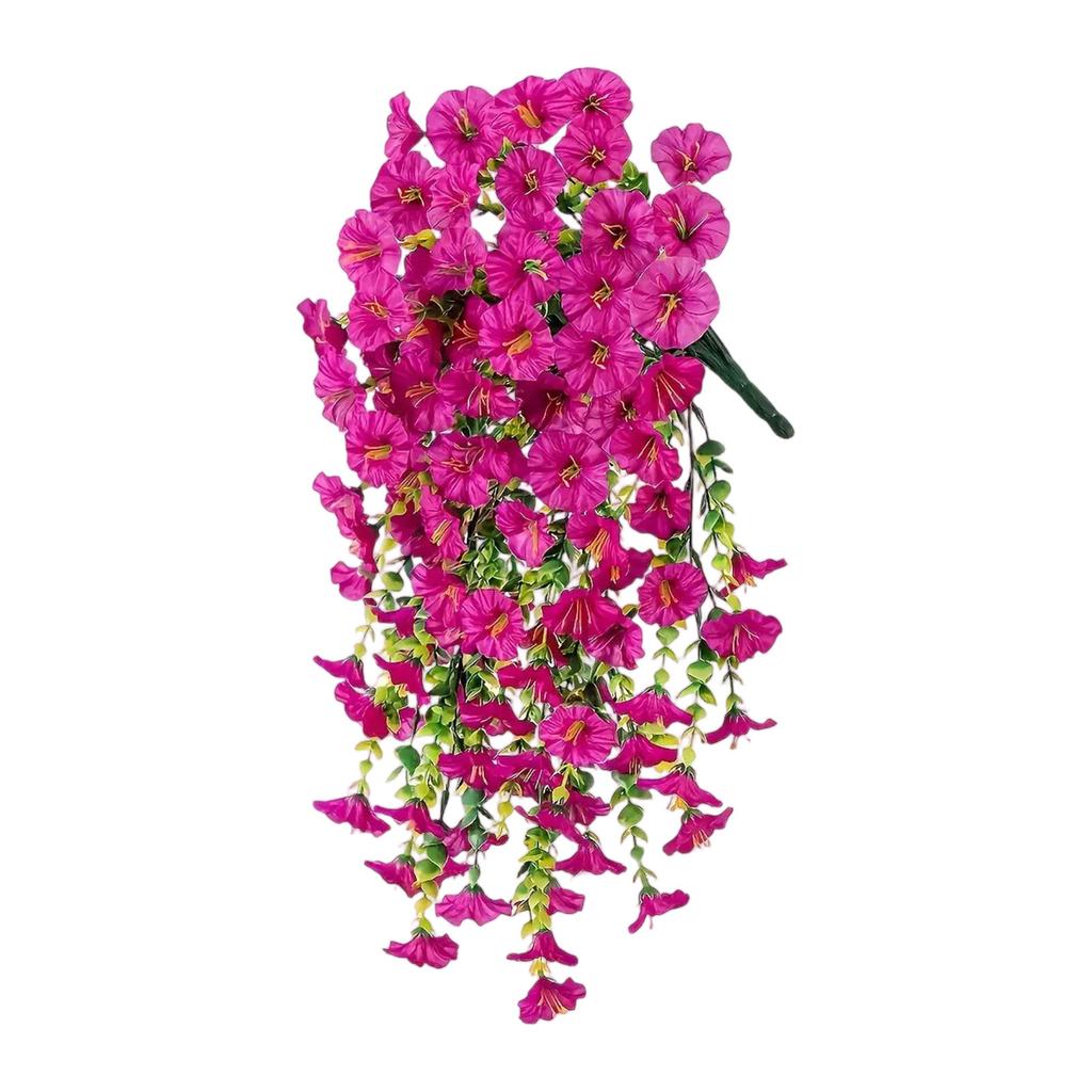 Artificial Hanging Flowers Vine Lifelike Silk Flowers For Outdoor Garden Patio Wall Decorations Realistic Faux Flowers Garland