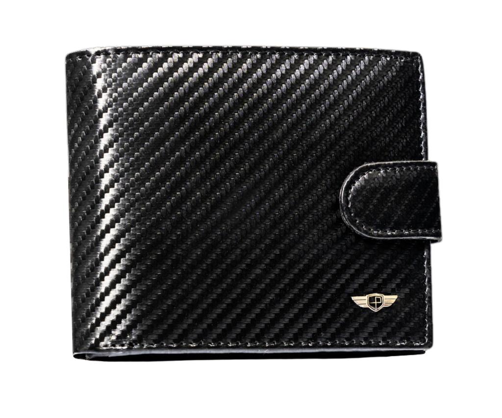Men's carbon set with wallet and keychain - Peterson