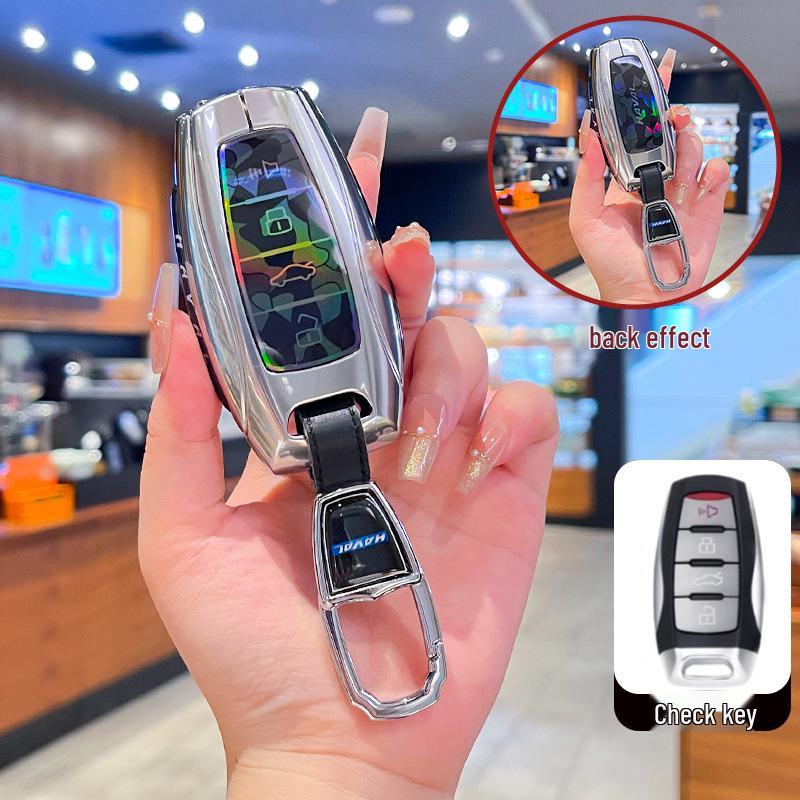 Совместимая металлическая пряжка, чехол для ключа для Great Wall Haval: H2S, M6, F5, F7X, Большой Пес, Божественный Зверь, Яростный Дракон, Дракон Макс, Сова