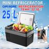Mini Fridge Car Fridge Camping Freezer 60W 12V/24V 25L Car Refrigerator Compressor Cooler for Home Travel Fishing Fridge for SUV