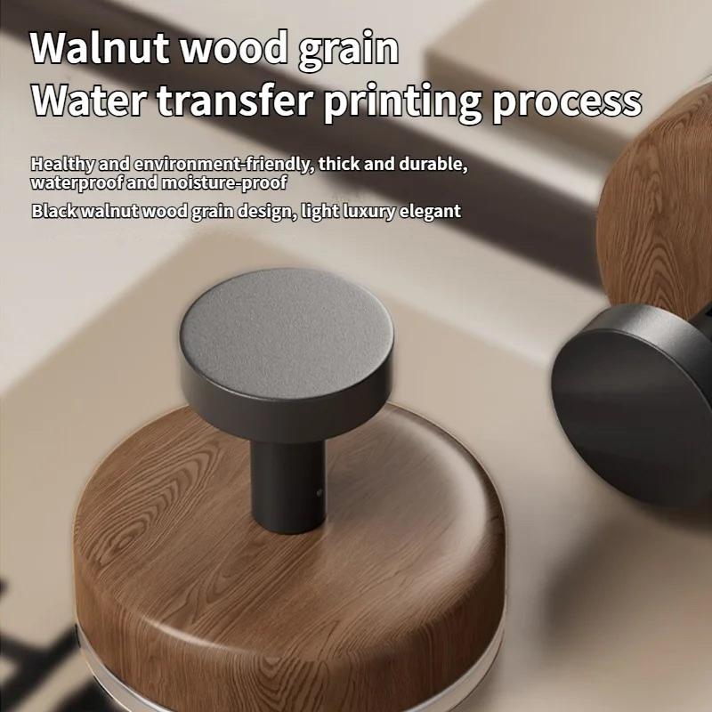 Деревянные крючки-присоски Орех Крючок для ключей Декор Крючок для одежды Полотенцедержатель Ручка для ящиков шкафа Настенная полка для хранения