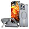 KEYSION Полый чехол с охлаждением MagSafe для iPhone 16 Pro Max 16Plus, магнитный, скрытая подставка, противоударный чехол для телефона