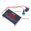 DC 6-60V 6V 12V 24V 48V 30A Цифровой дисплей ШИМ Регулятор скорости двигателя постоянного тока Контроллер скорости двигателя С выключателем Старт/Стоп