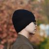 Hat Men'S Winter Thickened Warm Cover Wool Hat Ski Hat Winter Cold Cycling Knitted Hat Cold Hat