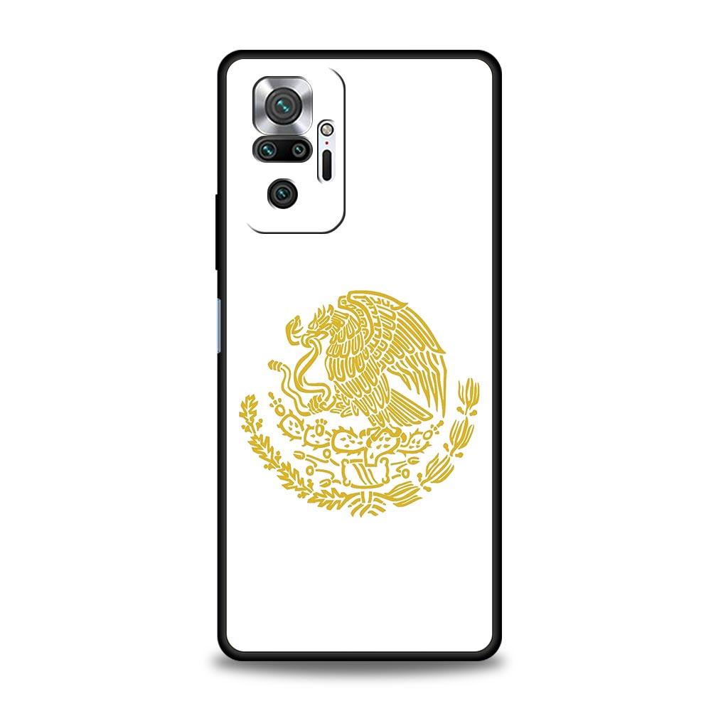 Чехол для телефона с флагом Мексики Для Xiaomi Redmi Note 14 13 12 Pro Plus 5G 9S 9 10 11 4G 14C 13C 12C 10C 9C 9A Мягкий чехол