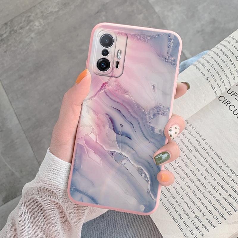 Marble Pattern Phone Case For Xiaomi 11T Pro Mi11T Pro Protective Cover Case Soft Silicone Funda For Xiaomi Mi 12T 13T TPU Coque