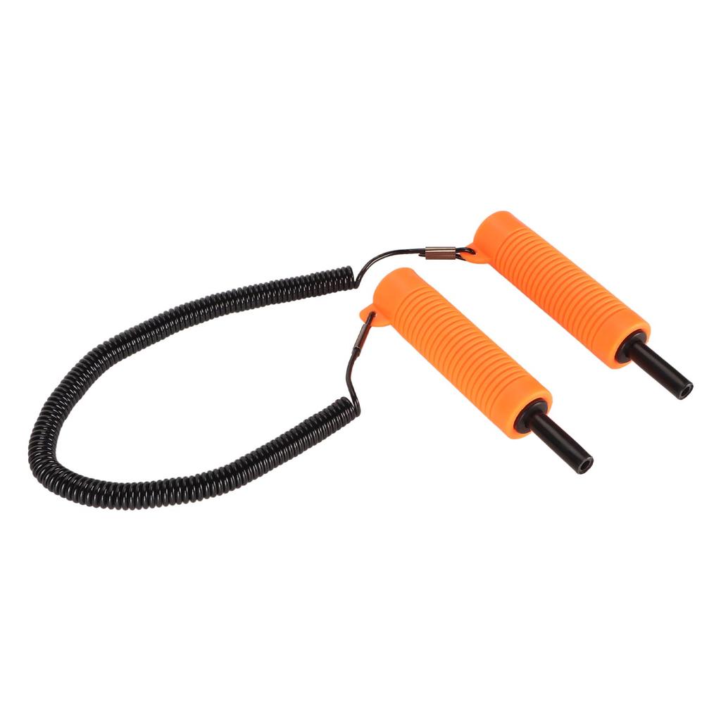 Набор выдвижных ледорубов Удобная рукоятка Острый наконечник Ледорубы со свистком для рыбалки, катания на коньках, экстренных ситуаций Оранжевый