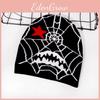 Gothic Style Knit Cap Featuring Spider Web Design For Casual Wear