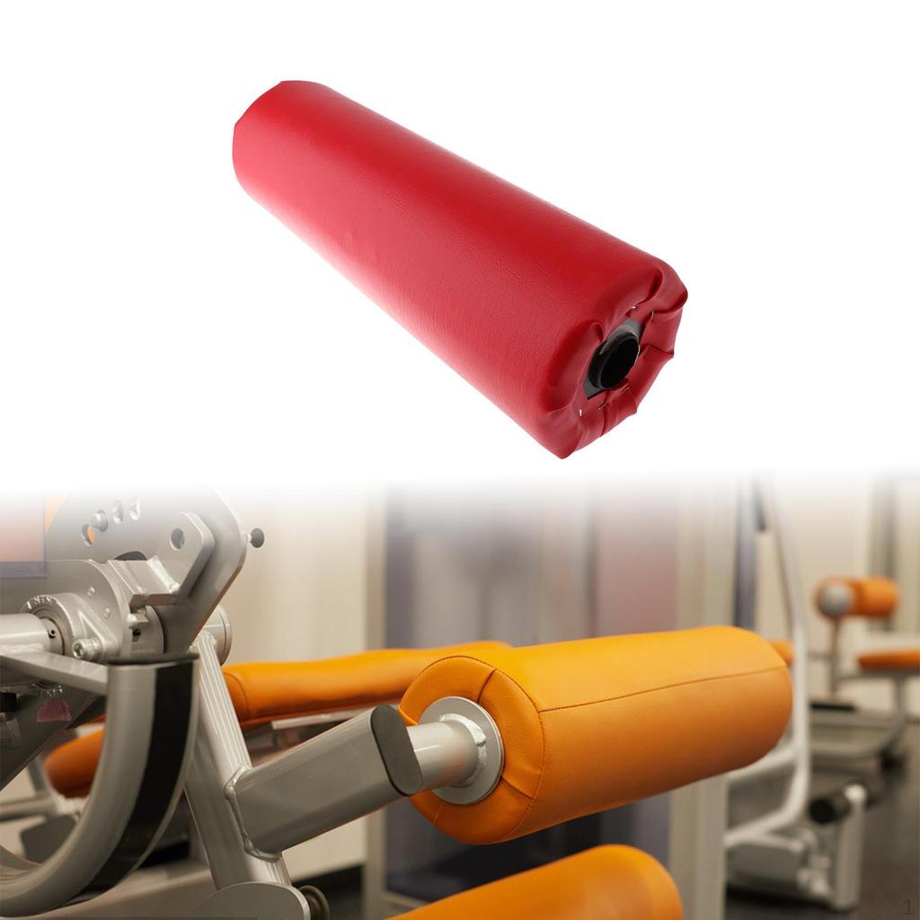 1 Piece Foam Foot Pad Roller Support Round Soft Sponge Sleeve for Weight Bench Home