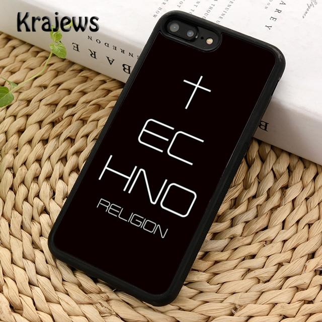 Krajews Любовь Техно Музыка Цитаты Чехол для Телефона Обложка Для iPhone 17 Air 16 15 14 plus 12 13 pro max coque Fundas