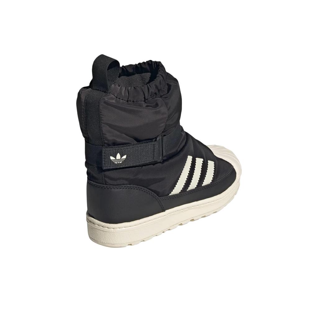 Adidas Superstar 360 Boot C Основной черный белый Детские кроссовки Чудо-белый Карбон JQ7949