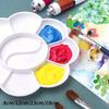 4 Size Palette Art Alternatives Paint Tray Artist Watercolor Plastic Palette Supply White Watercolor Palette Pigment Tray