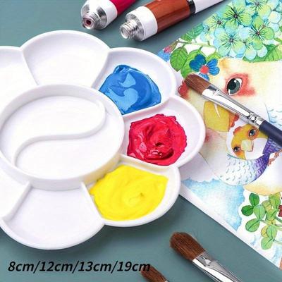 Палитра 4 размера Art Alternatives Paint Tray Artist Watercolor Plastic Palette Supply White Watercolor Palette Pigment Lot