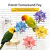Interactive Toy for Parrots, Bird Cage, Rotating Candy Dispenser, for Stimulation and Mental Entertainment