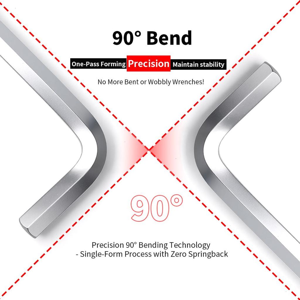 Набор шестигранных ключей 9 шт. Шестигранный Универсальный Метрический Длинный Шарообразный Torx L Плоская головка Отвертка Гаечный ключ Инструмент для ремонта автомобиля Короткий рычаг