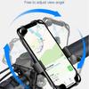 Motorcycle Bicycle Phone Mount Silicone Strap Holder Electric Scooter Navigation Stand for Outdoor Use