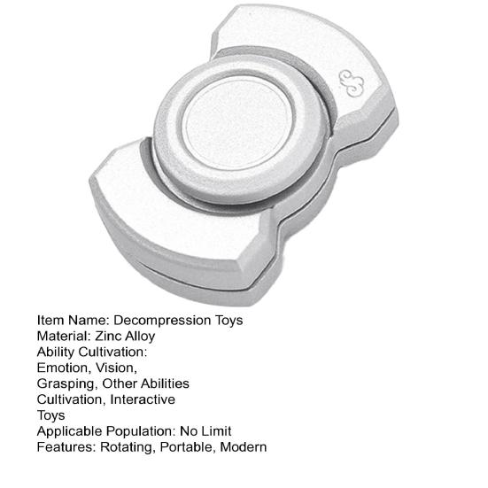 Фиджет Слайдер Кликер Спиннер Цинковый Сплав Офисная Игрушка для Снятия Стресса