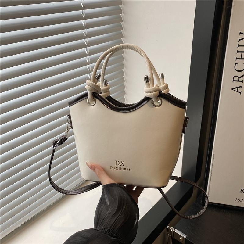 Новая простая и популярная маленькая сумка женская весенне-летняя универсальная модная сумка-мессенджер повседневная портативная сумка-ведро