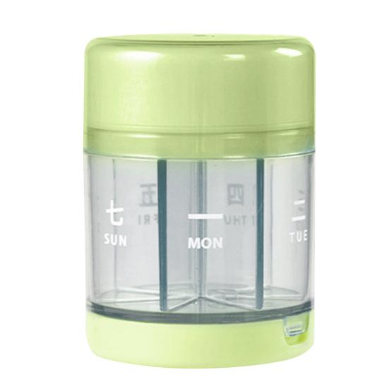 Pill Box Organizer Weekly Medicine Dispenser Large Capacity Compact Design Portable Pill Tablet Storage Box with Cutter