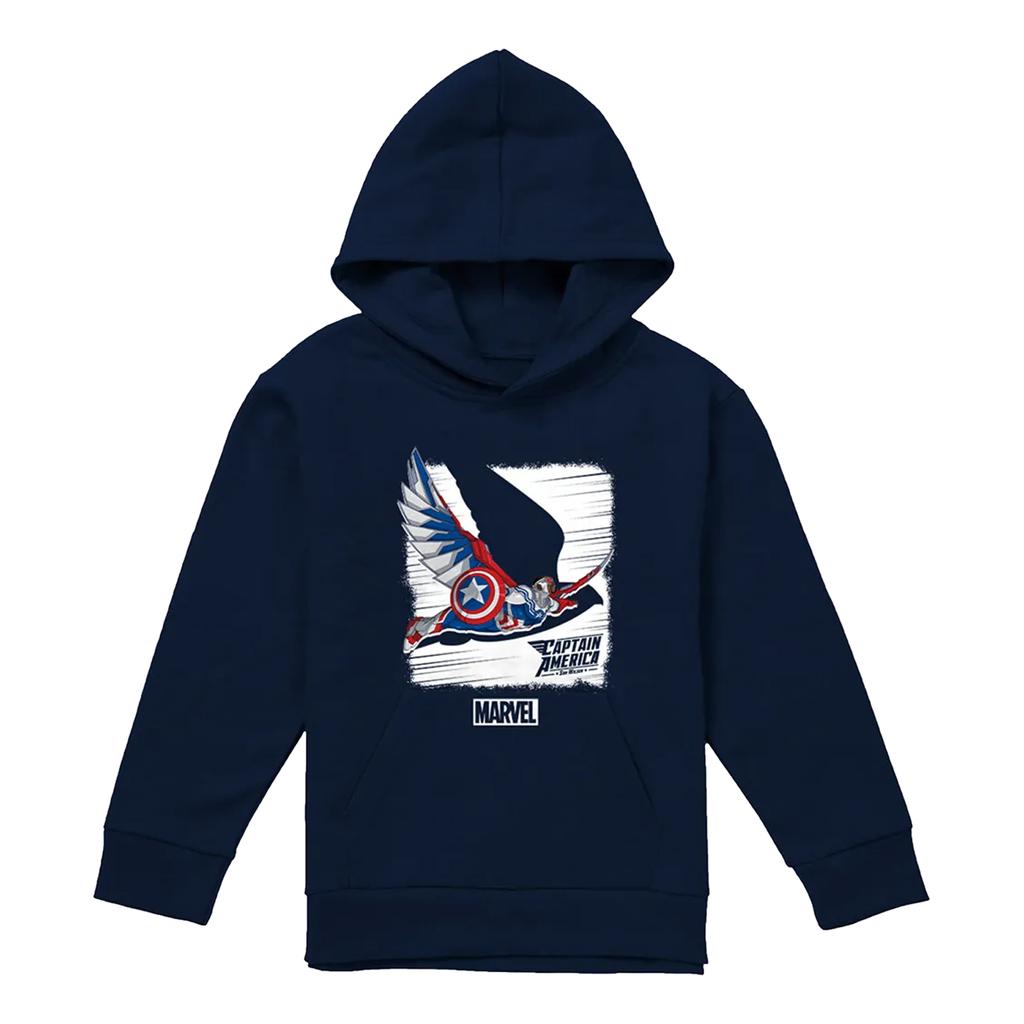 Captain America Childrens/Kids Falcon Pull Over Hoodie