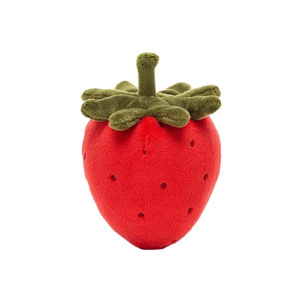 Jellycat Серия «Гурман» Вкусная Фруктовая Клубника Милая Кукла Плюшевая Кукла Высота 8 см