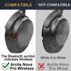 SOULWIT Охлаждающие гелевые амбушюры для наушников Steelseries Arctis Nova Pro Wireless/Arctis Nova Elite - Сменные амбушюры, Пенопластовые подушечки для оголовья высокой плотности, Co
