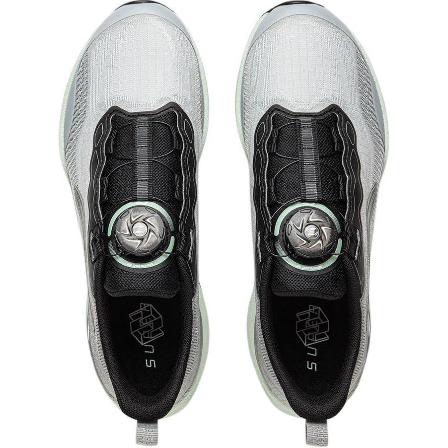 Li Ning Детские Ультралегкие Серия Мягкие Удобные Нескользящие Износостойкие Низкие Кроссовки Унисекс Кроссовки Серый YKFV020-9