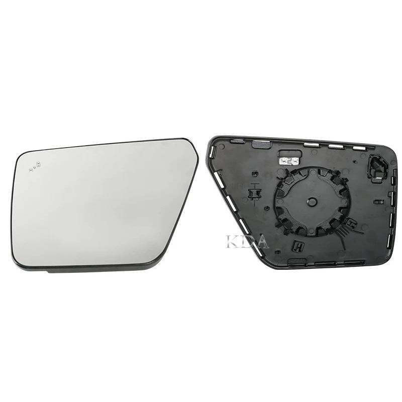 Rear Heated Blind Spot Warning Mirror Glass Cover Frame Turn Signal Light Model for Ford F150 F-150 2024 2025