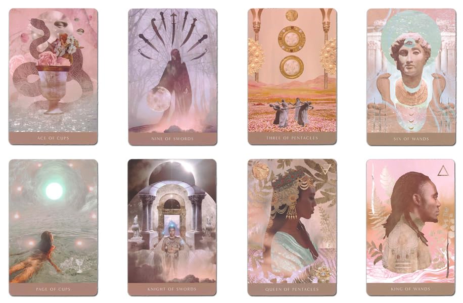 Nichiyu Tarot Set Tarot Shadow Work with Japanese instruction manual and Shadow Tarot Cards Filled with Magical 81-card [Moonchild - Edition] "Pocket