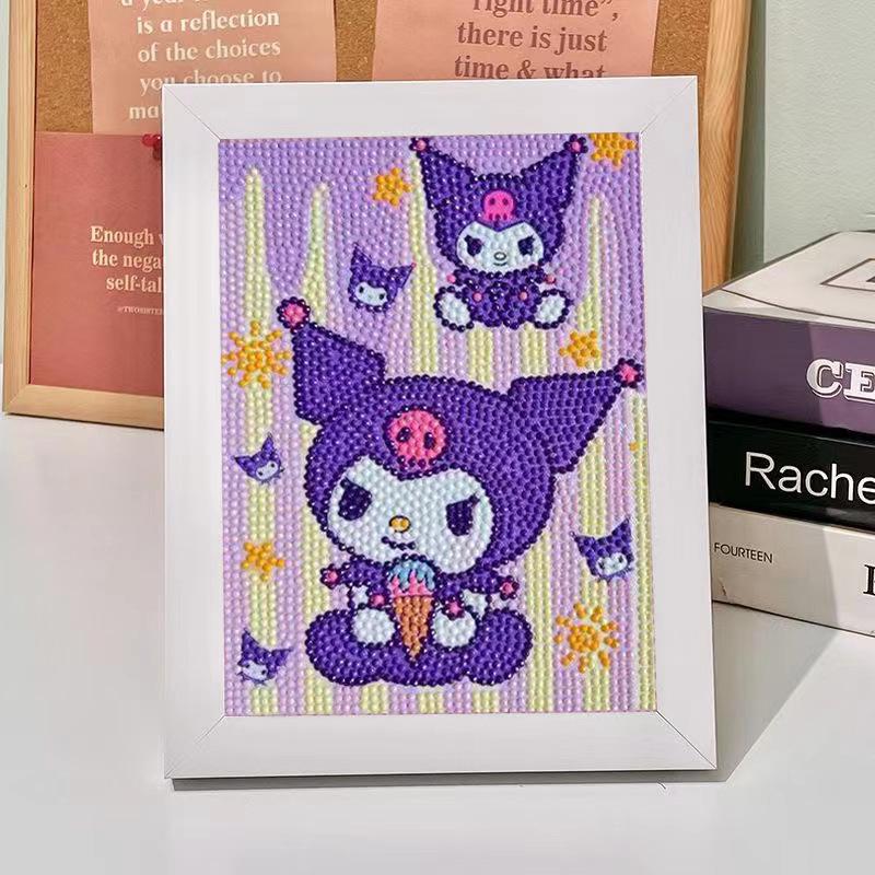 Набор для 5D-алмазной вышивки Sanrio в рамке – Образовательная игрушка для детей