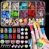 1 Set 3D Nail Art Charm Assorted Mini Acrylic Nail Design Jewelry Resin Charm DIY Crafts Nail Decoration Accessories