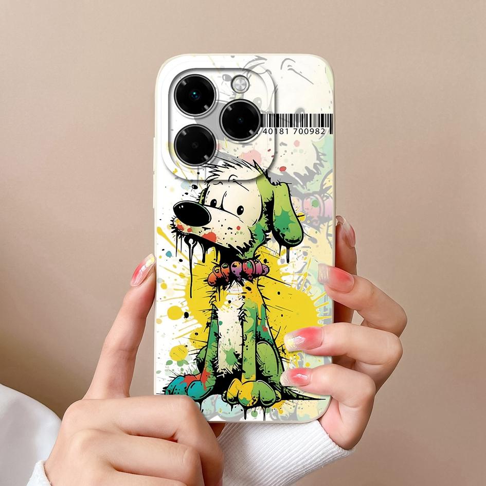 Корпус для Infinix Hot 50 Pro Plus 50i Note 40X Smart 9 Zero 40 4G 5G Мягкий чехол с небольшим цветочным узором Силиконовый прочный противоскользящий чехол для Infinix Новый чехол