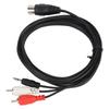 Male to Male DIN 8Pin Male Audio Lead 5.9ft Audio Connection Cable  Home Audio Receiver